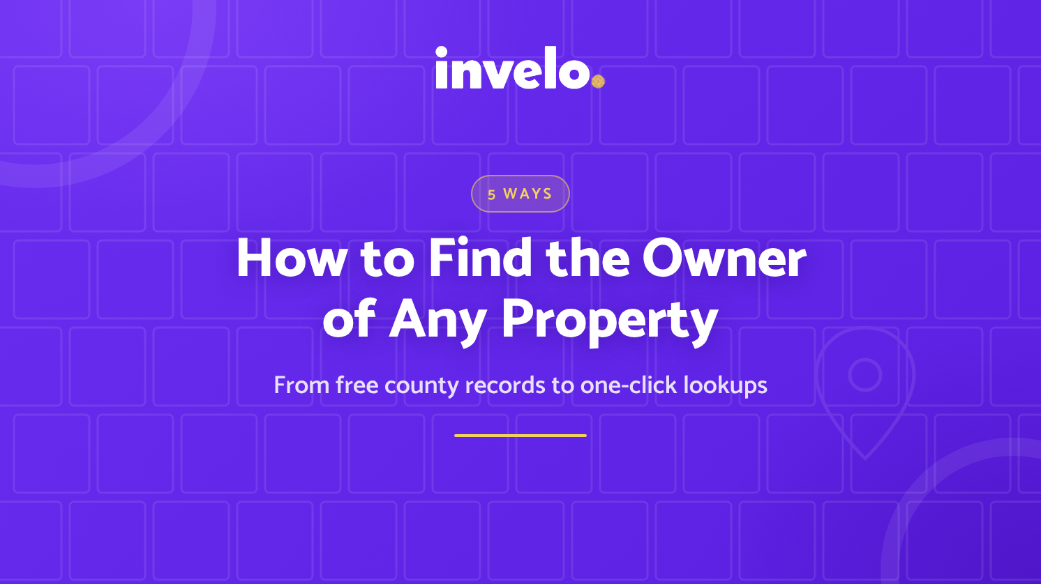 How to Find the Owner of Any Property