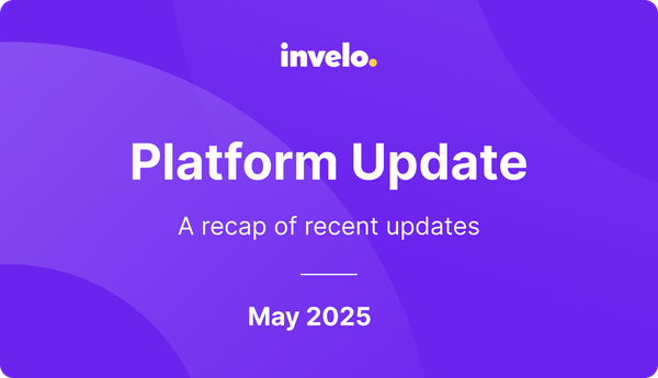 Invelo Update: Smarter Tracking, Streamlined UX, & More