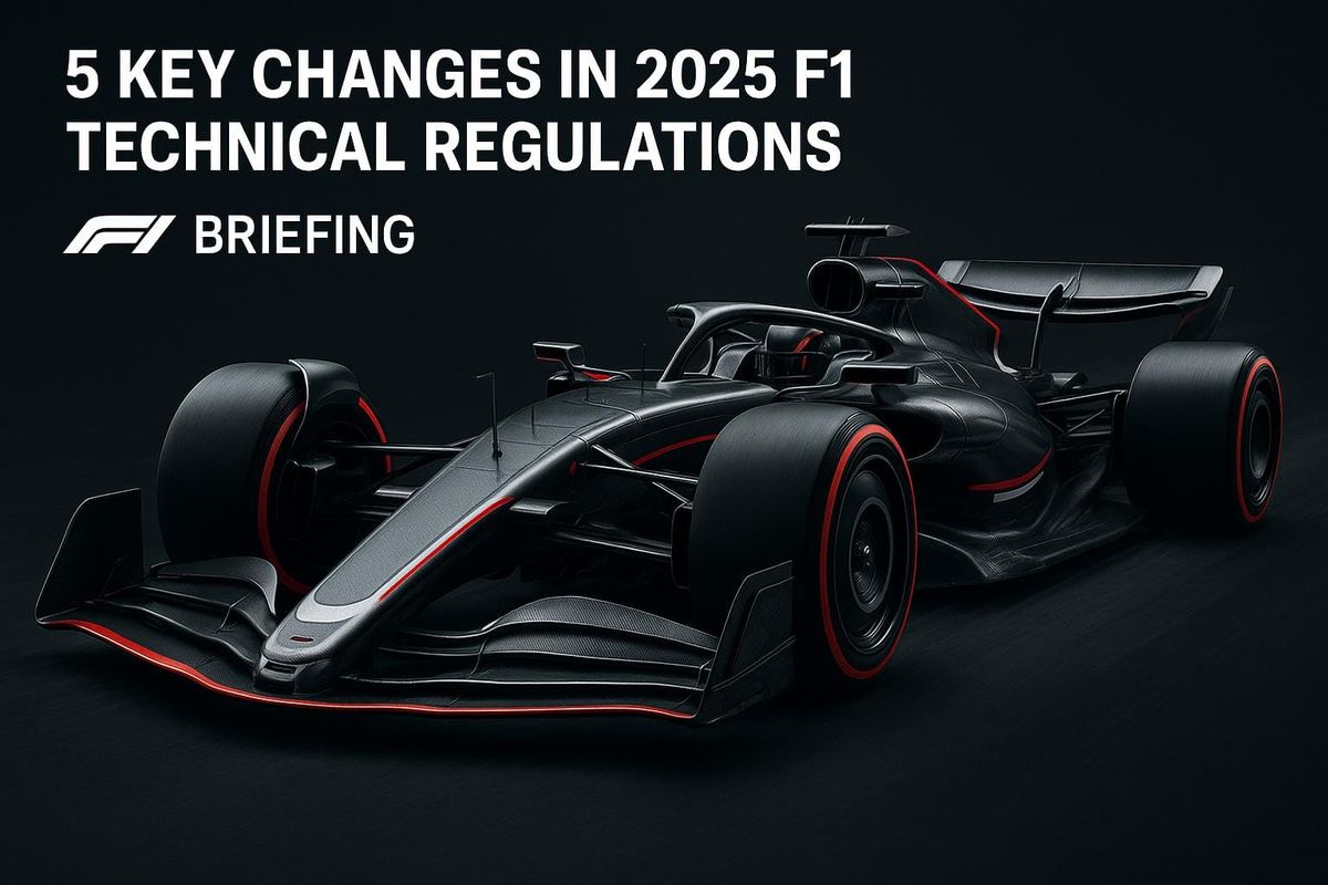 5 Key Changes in 2025 F1 Technical Regulations