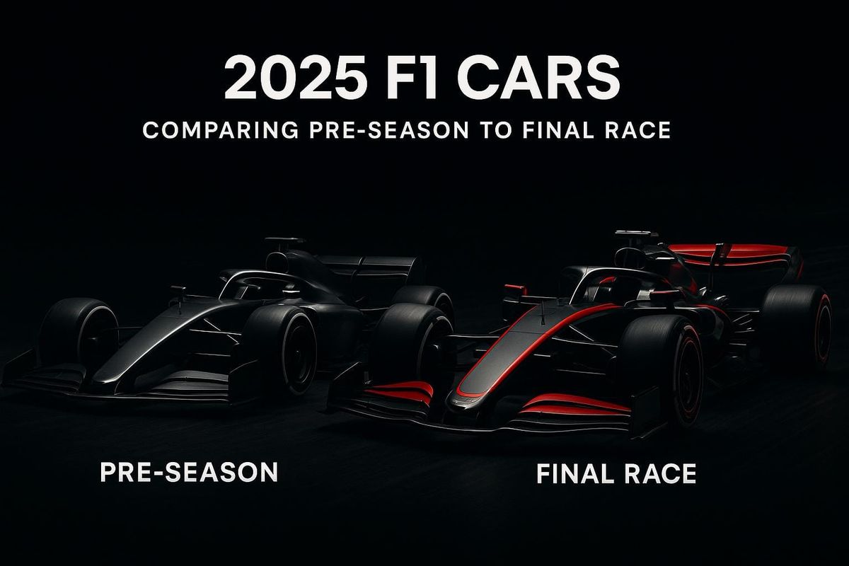 2025 F1 Cars: Comparing Pre-Season to Final Race