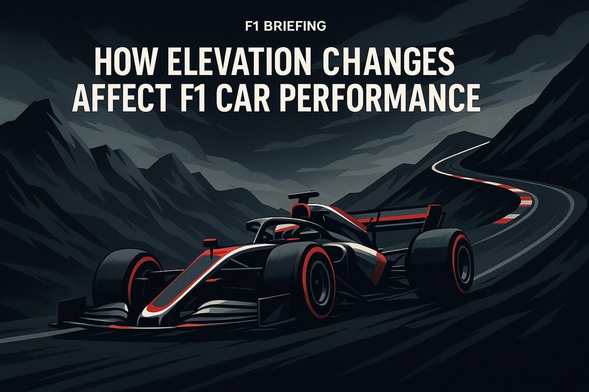 How Elevation Changes Affect F1 Car Performance