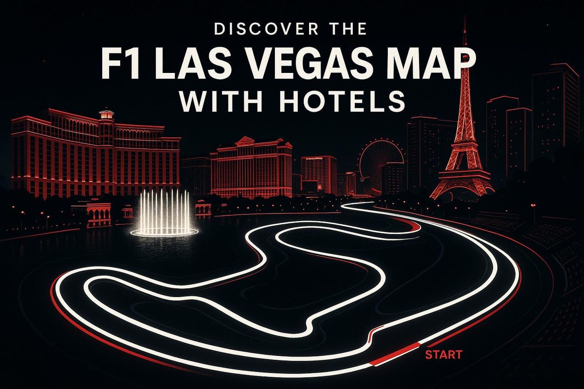 Discover the F1 Las Vegas Map with Hotels: Your Ultimate Guide to Race Weekend
