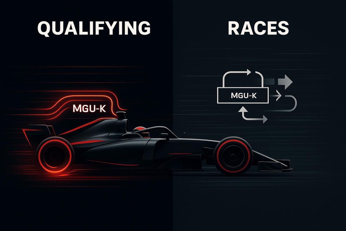 MGU-K Performance in Qualifying vs. Races