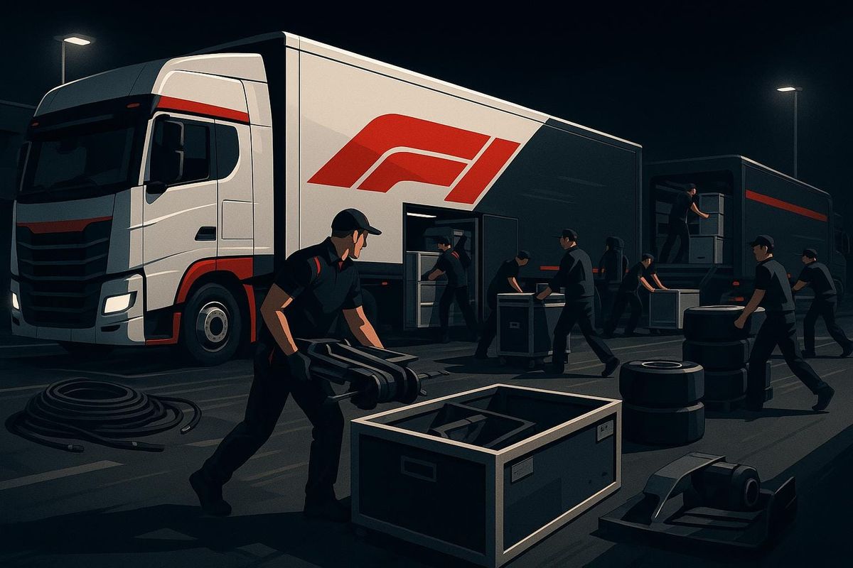 Behind the Scenes: Packing Up After an F1 Race