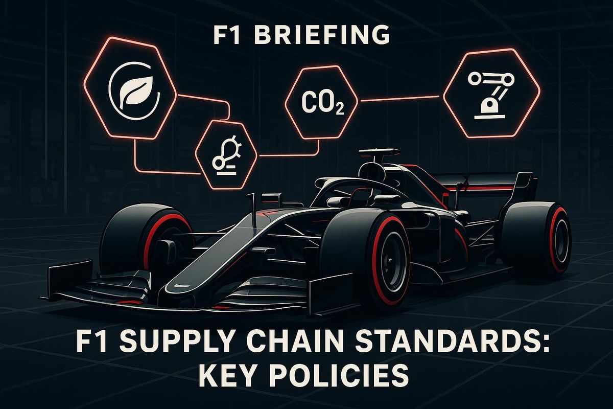 F1 Supply Chain Standards: Key Policies