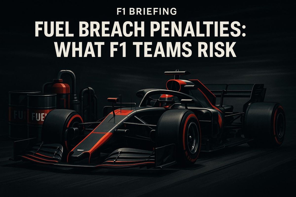 Fuel Breach Penalties: What F1 Teams Risk