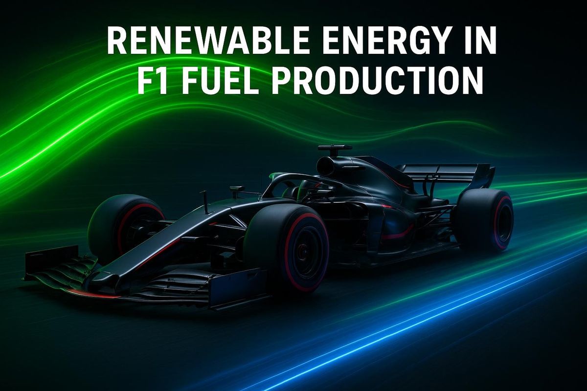 Renewable Energy in F1 Fuel Production