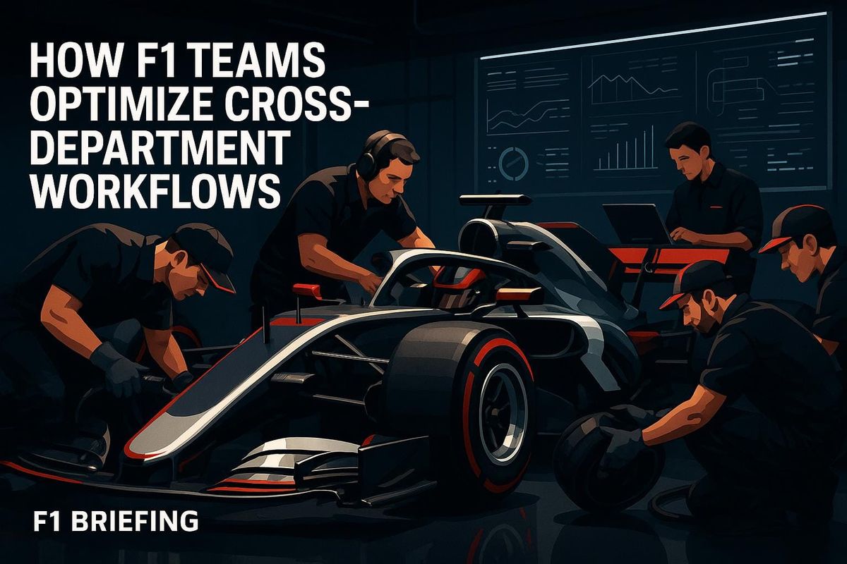 How F1 Teams Optimize Cross-Department Workflows