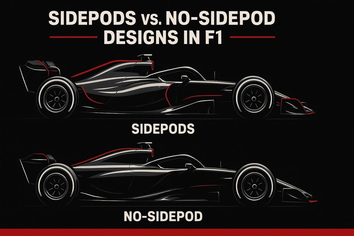Sidepods vs. No-Sidepod Designs in F1