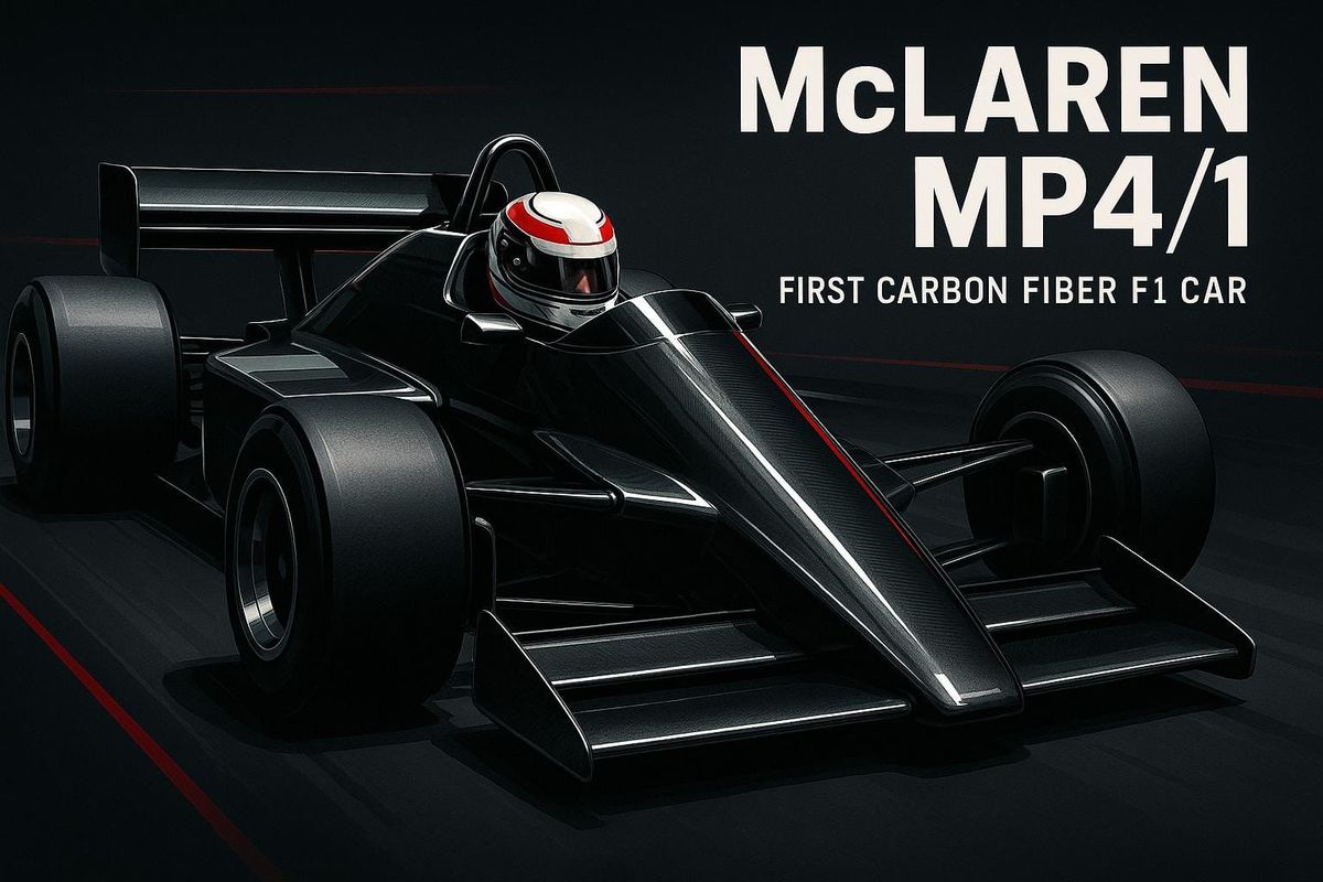 McLaren MP4/1: First Carbon Fiber F1 Car
