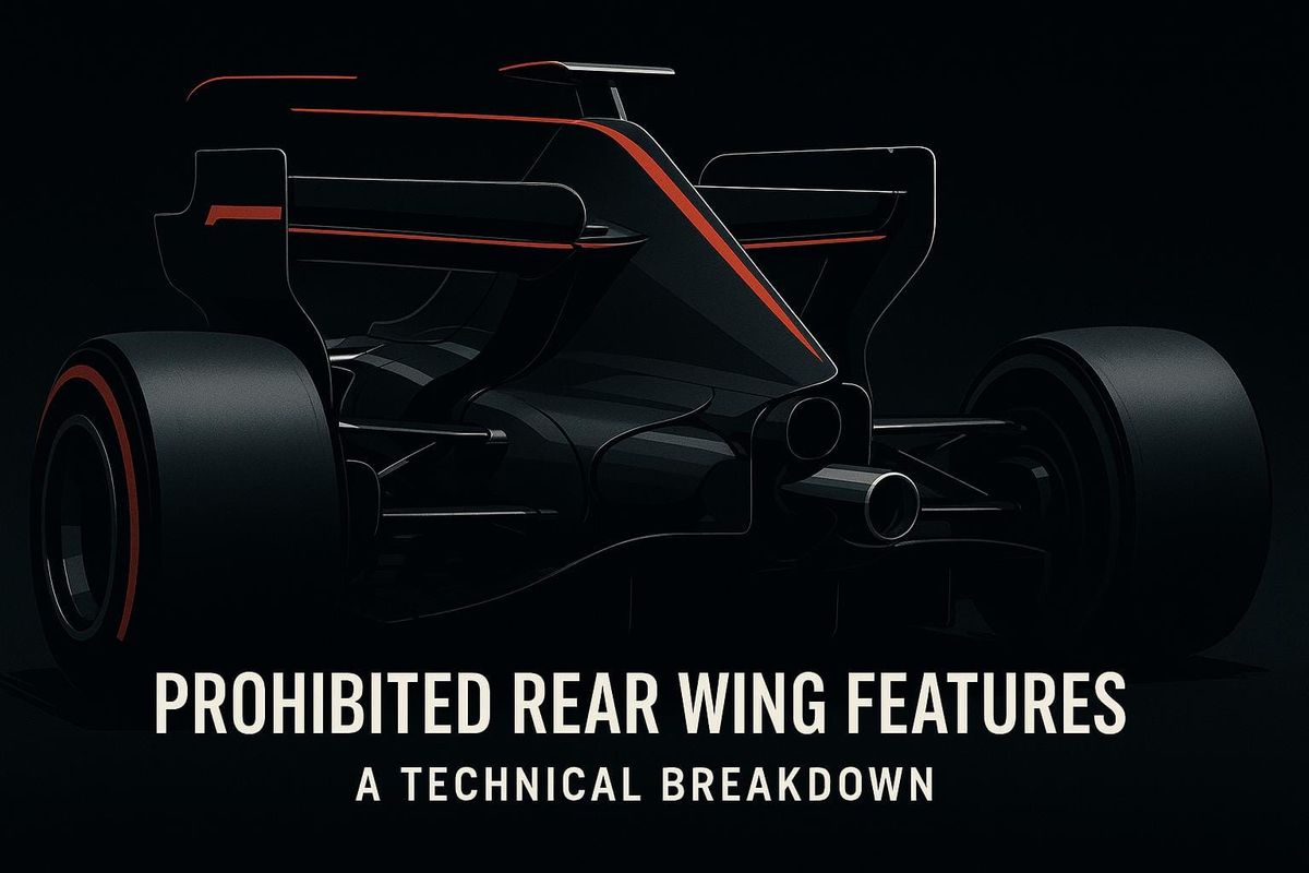 Prohibited Rear Wing Features: A Technical Breakdown