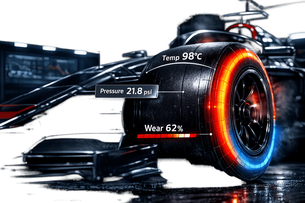 How F1 Drivers Monitor Tire Feedback in Real Time