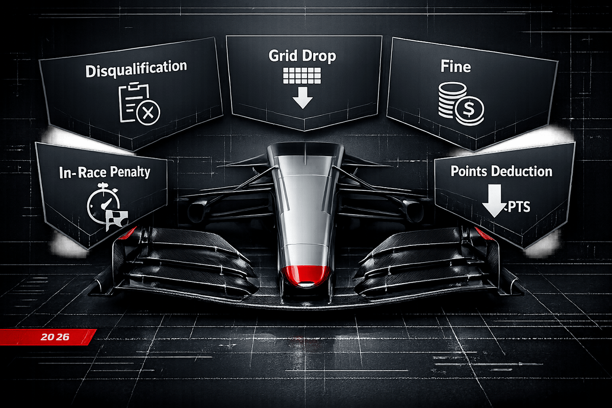Top 5 Penalties for Aerodynamic Rule Breaches in F1
