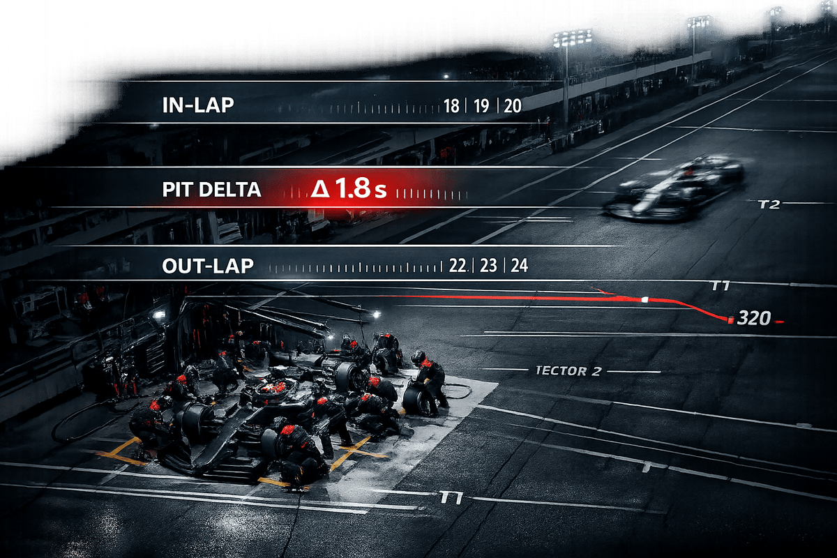 How Delta Time Shapes Pit Stop Strategies