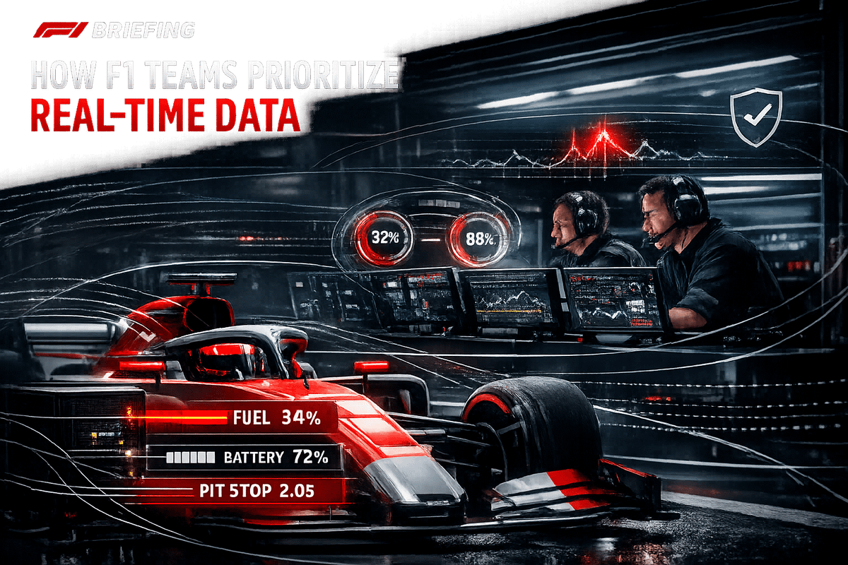 How F1 Teams Prioritize Real-Time Data