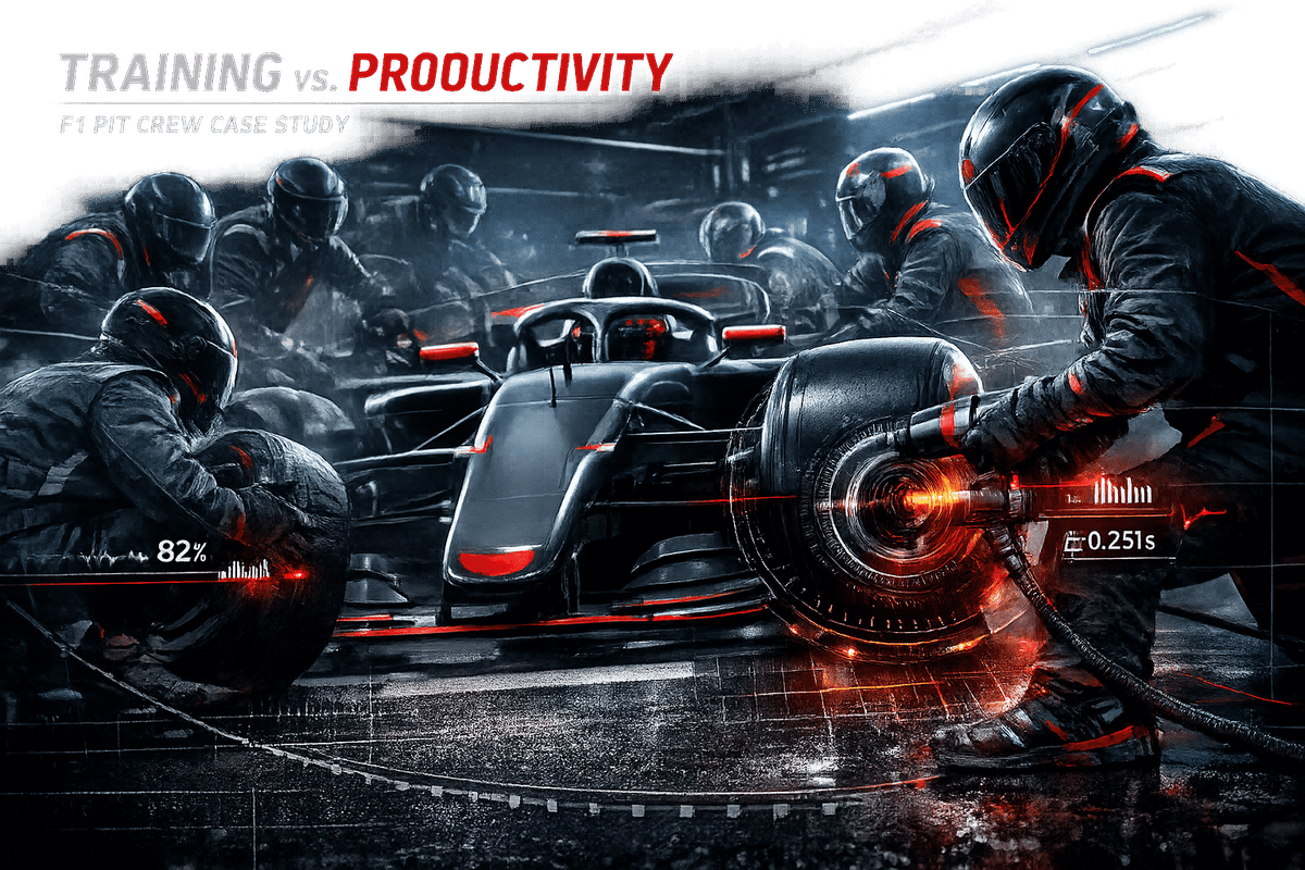 Training vs. Productivity: F1 Pit Crew Case Study