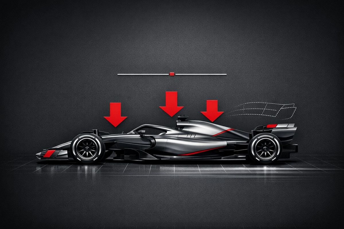 Weight vs Downforce in F1 Cars