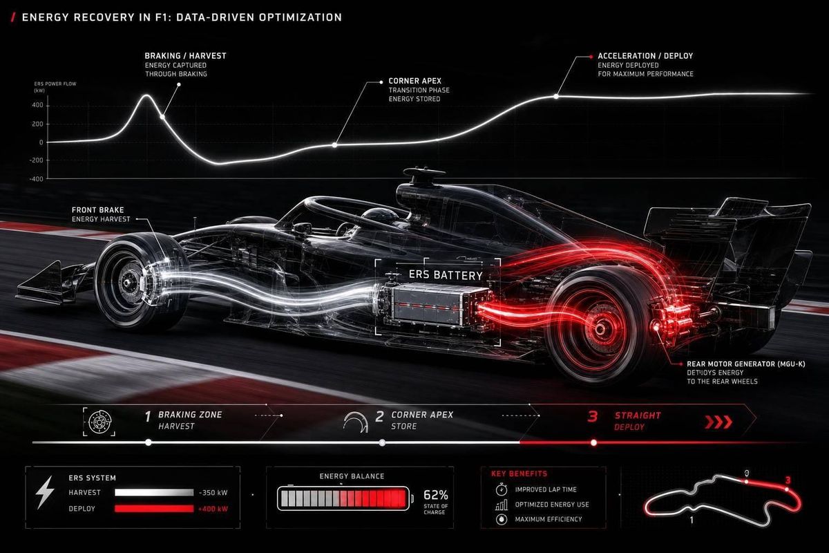 Energy Recovery in F1: Data-Driven Optimization