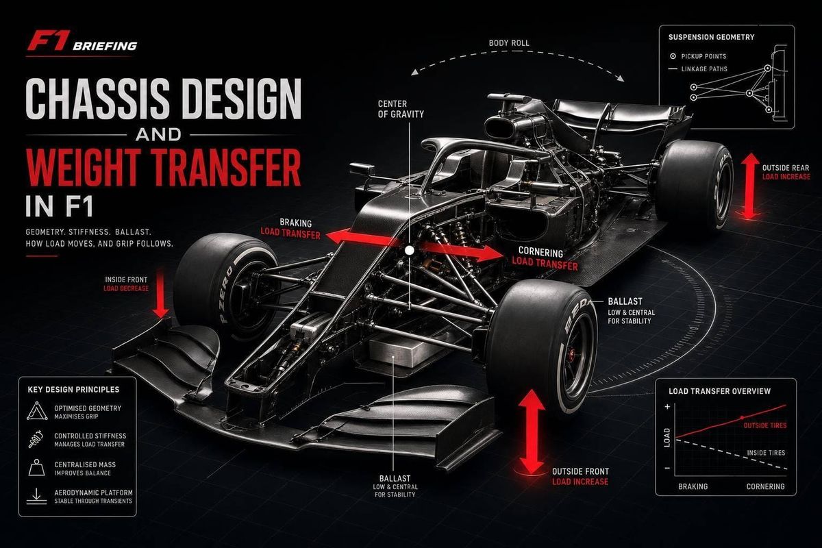 Chassis Design and Weight Transfer in F1