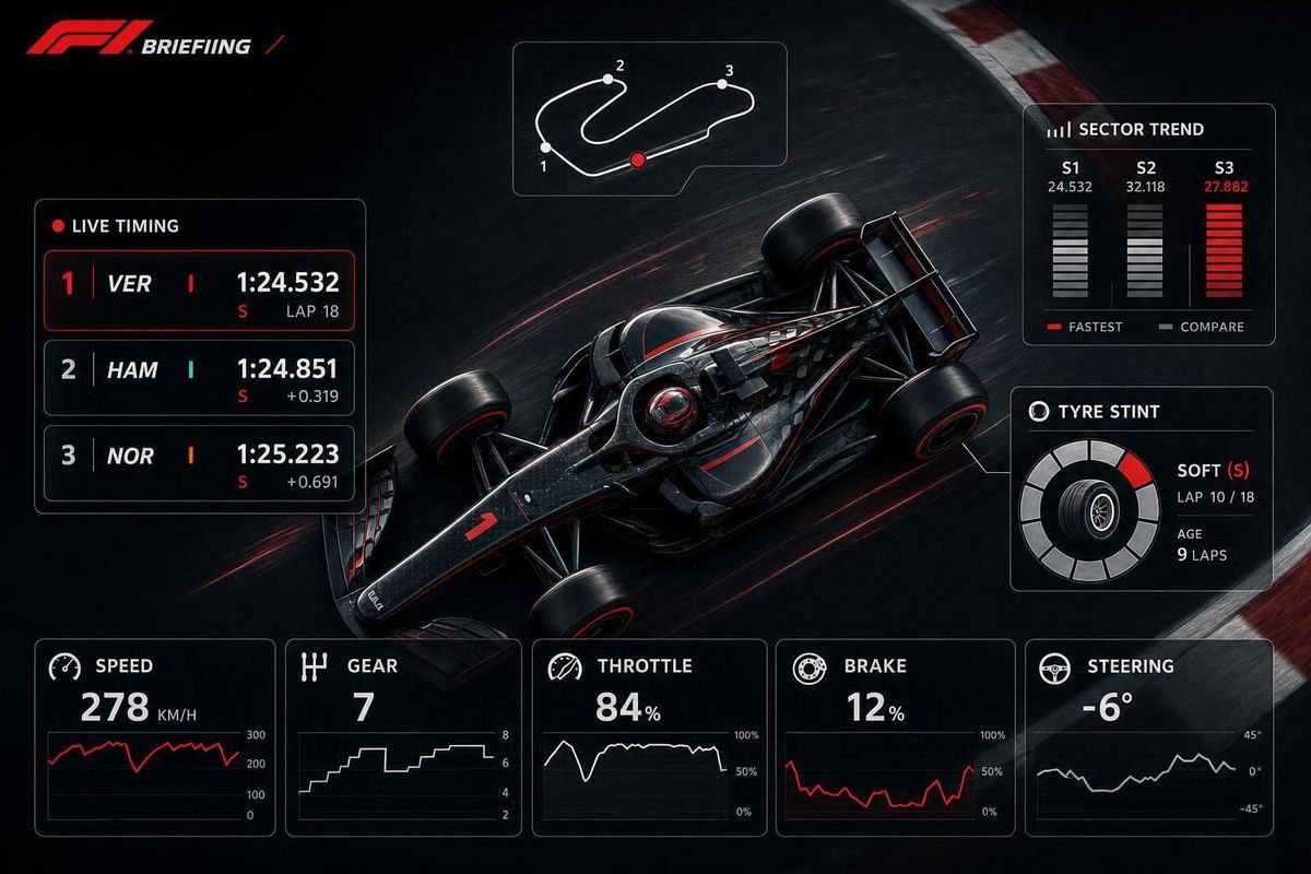F1 TV Pit Wall Data: What Fans Get
