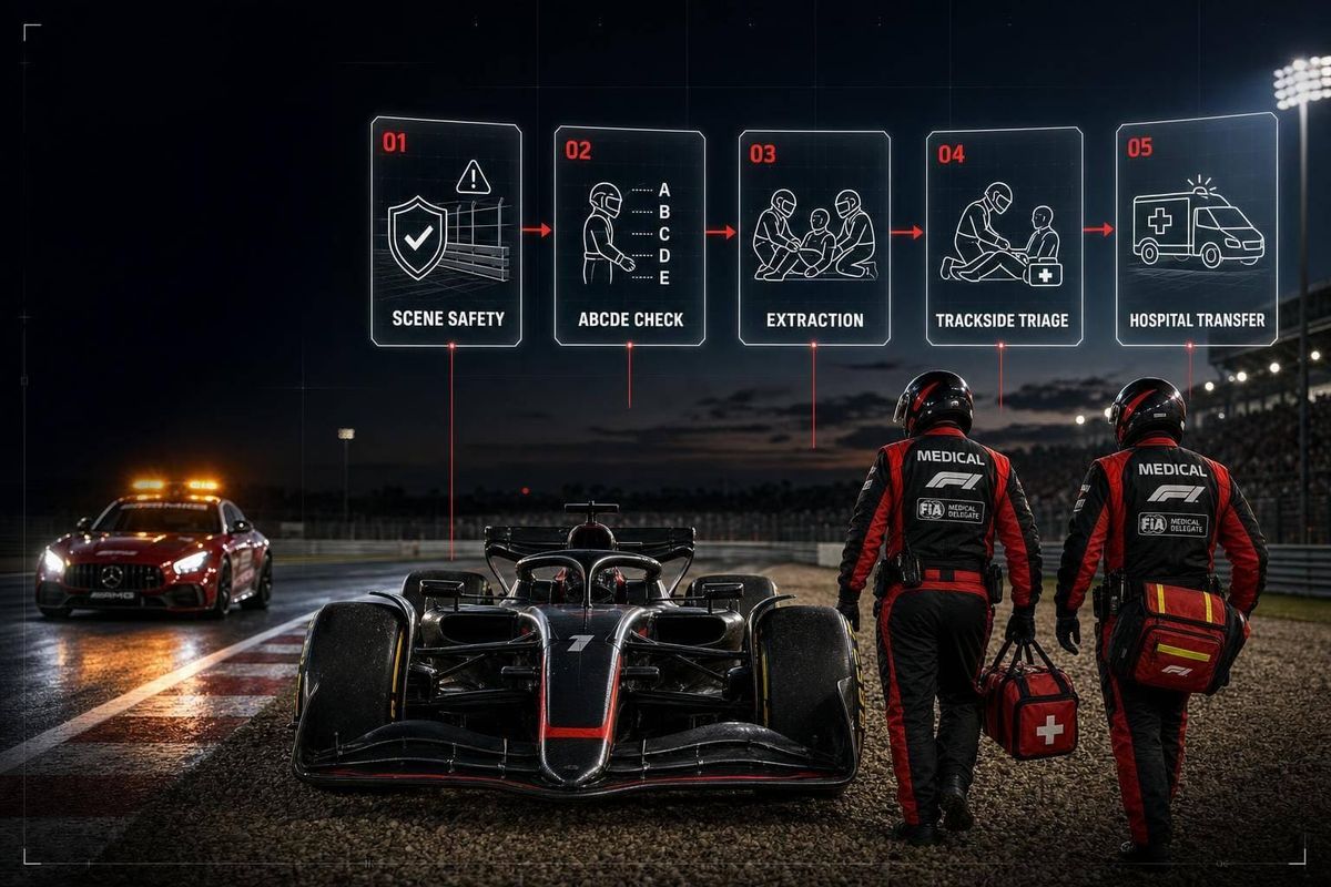 F1 Medical Response: Car to Care Path