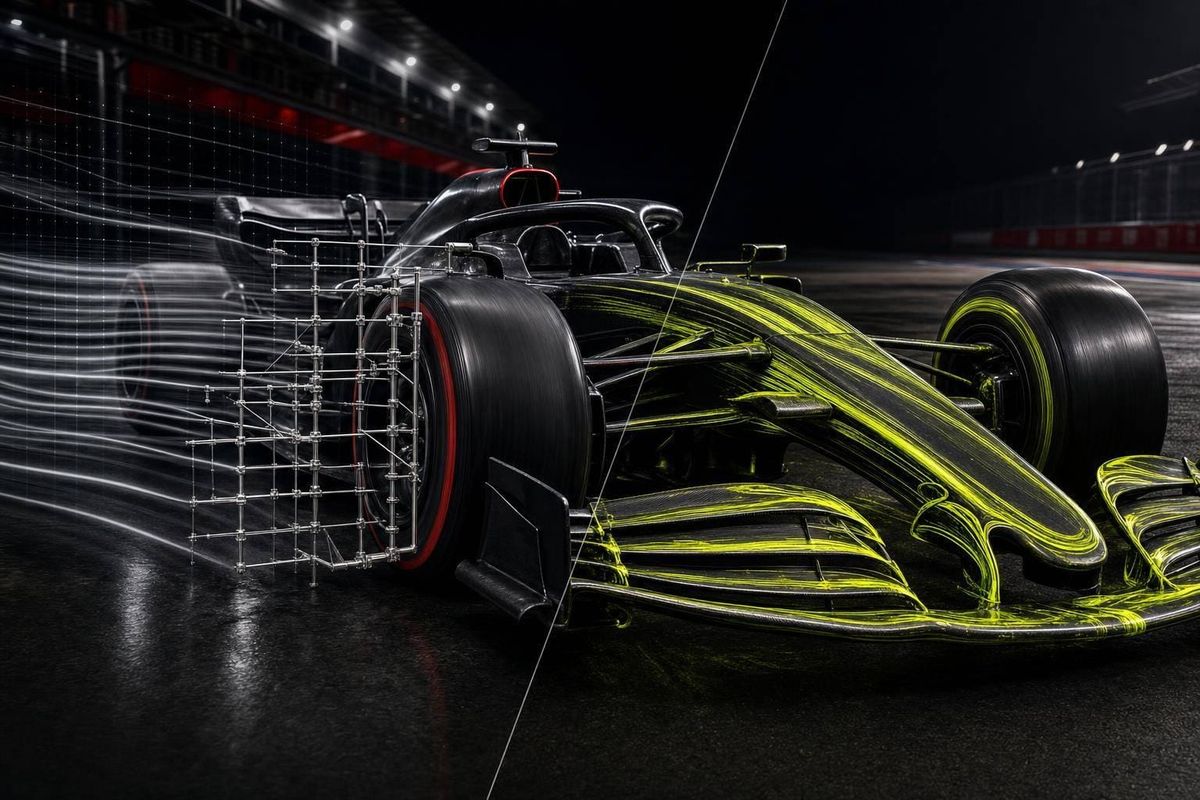 Aero Rakes vs Flow-Vis in F1 Tests