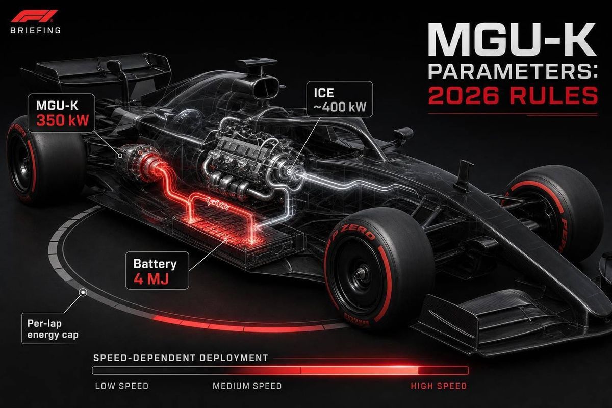 MGU-K Parameters: 2026 Rules