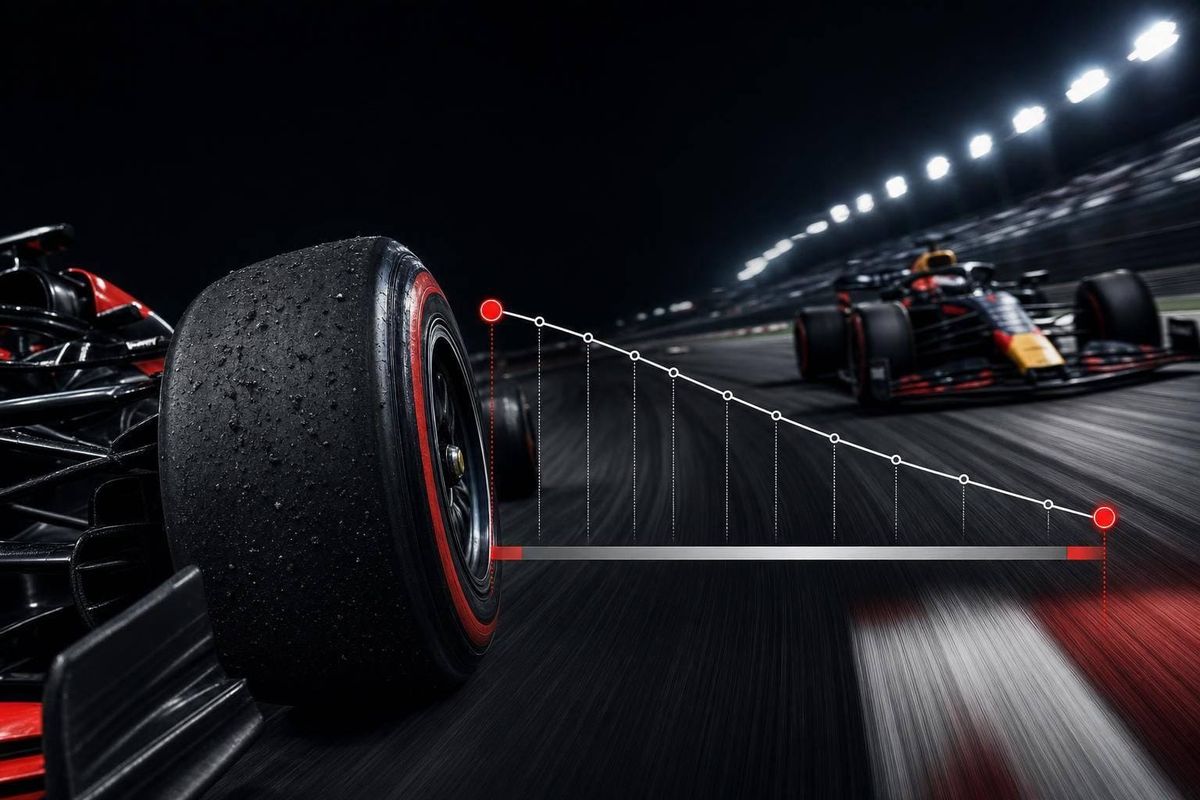 What Tire Degradation Tells Us About F1 Battles