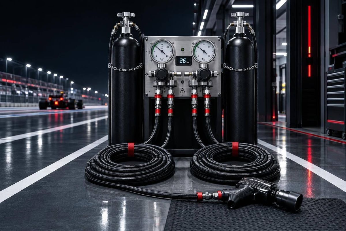 Compressed Air Systems for F1 Pit Lanes