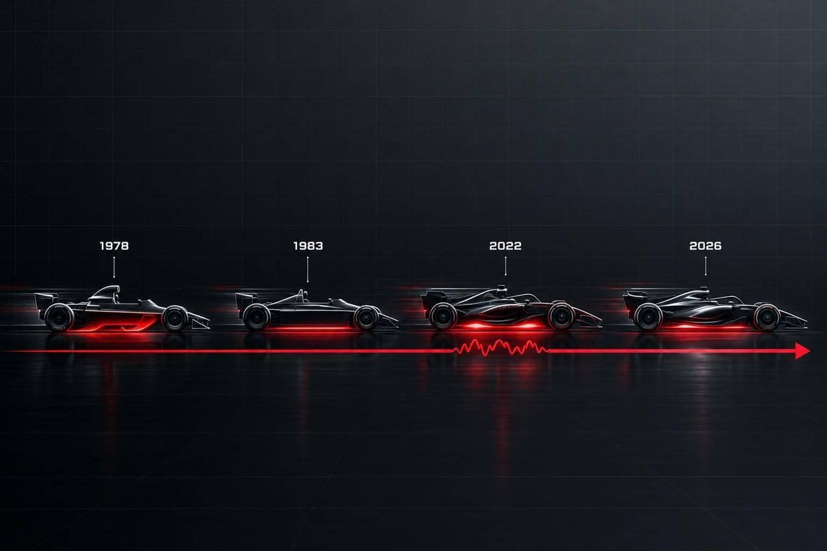 Ground Effect Evolution: F1 Timeline