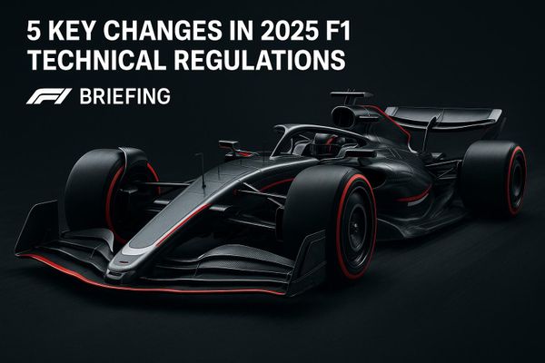 5 Key Changes in 2025 F1 Technical Regulations