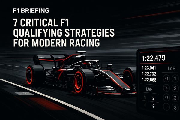 7 Critical F1 Qualifying Strategies for Modern Racing