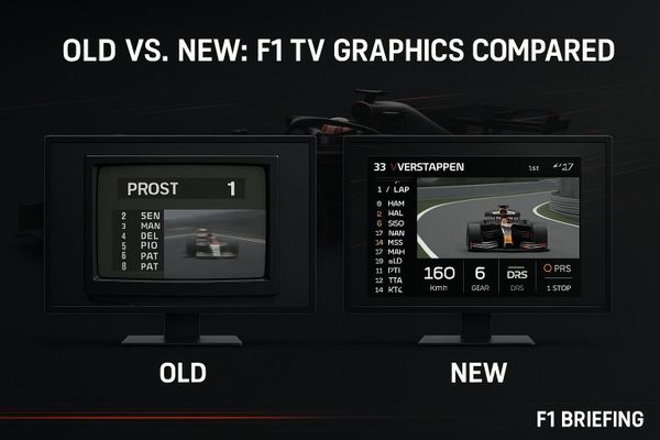 Old vs. New: F1 TV Graphics Compared