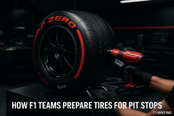 How F1 Teams Prepare Tires for Pit Stops