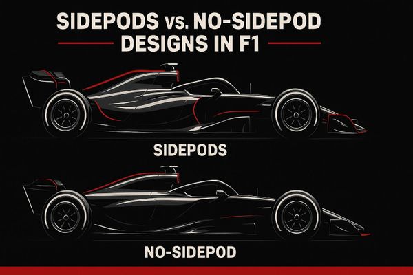 Sidepods vs. No-Sidepod Designs in F1