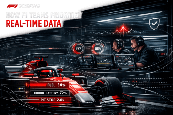 How F1 Teams Prioritize Real-Time Data