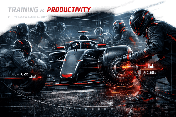 Training vs. Productivity: F1 Pit Crew Case Study