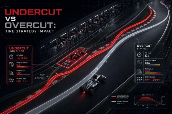 Undercut vs Overcut: Tire Strategy Impact
