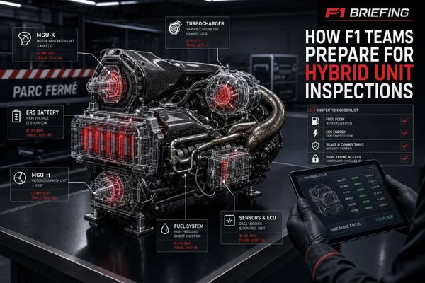 How F1 Teams Prepare for Hybrid Unit Inspections