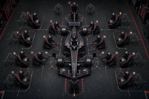 How F1 Teams Assign Pit Crew Roles