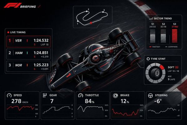 F1 TV Pit Wall Data: What Fans Get