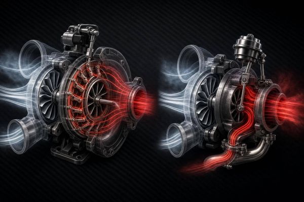 VGT vs wastegate turbo in F1