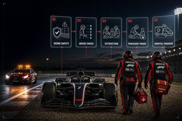 F1 Medical Response: Car to Care Path
