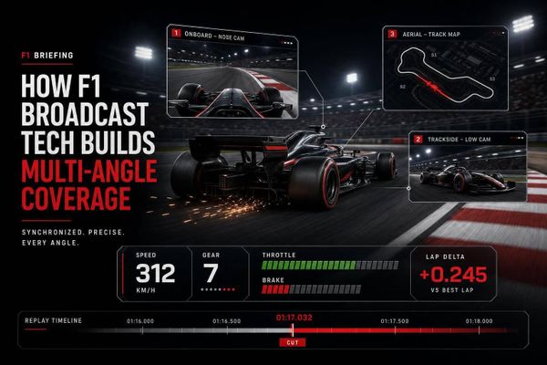 How F1 Broadcast Tech Builds Multi-Angle Coverage