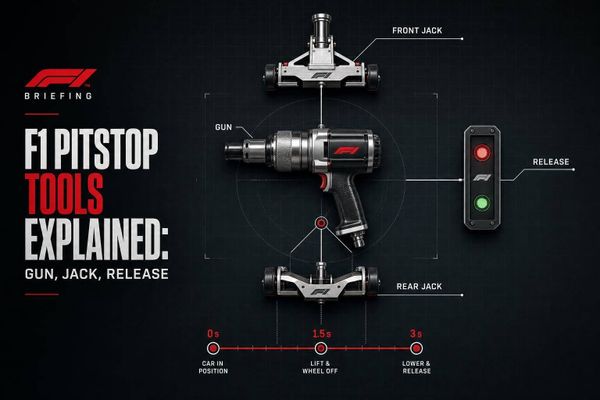 F1 Pitstop Tools Explained: Gun, Jack, Release