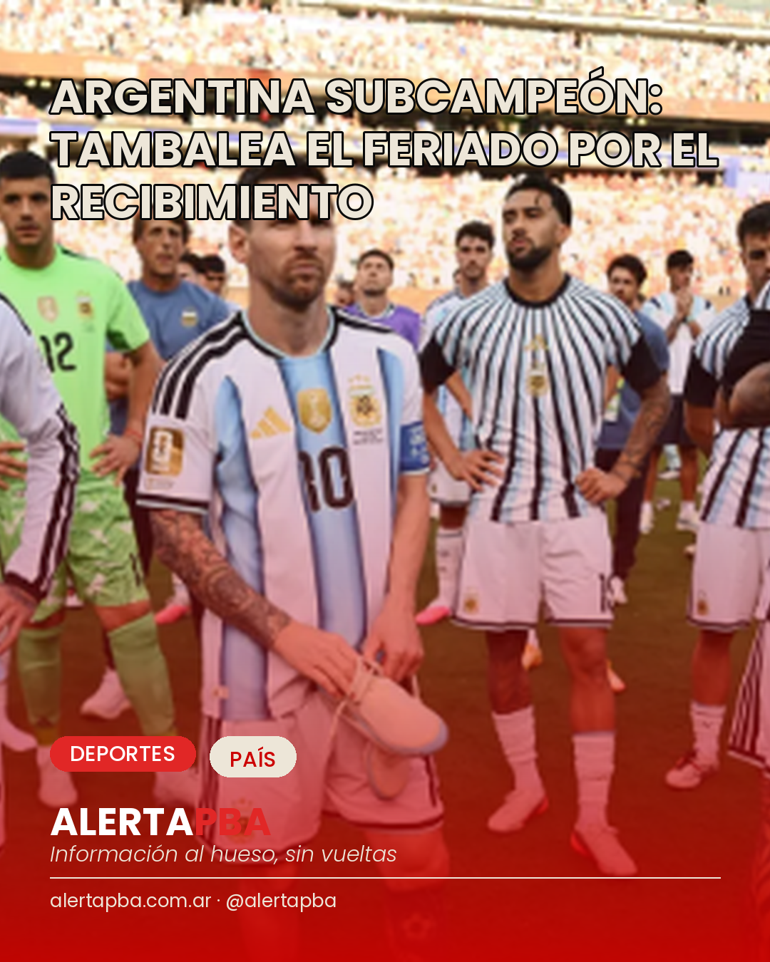 El feriado por el subcampeonato mundial de Argentina quedó en duda