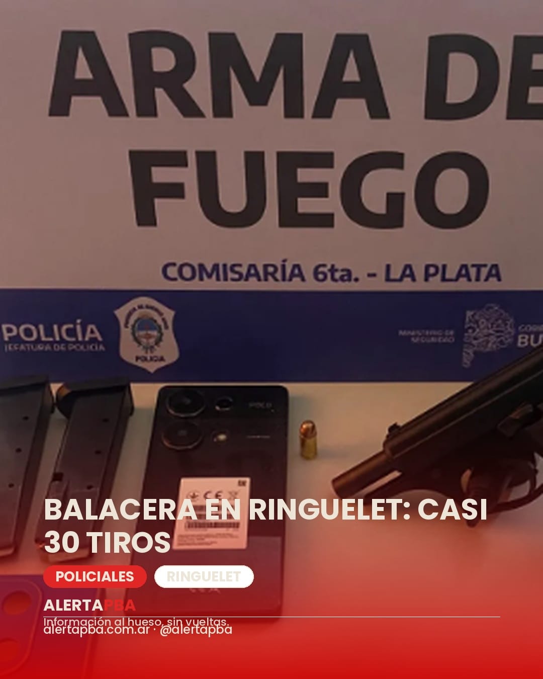 Balacera en Ringuelet: casi 30 tiros y la amenaza de "justicia por mano propia"
