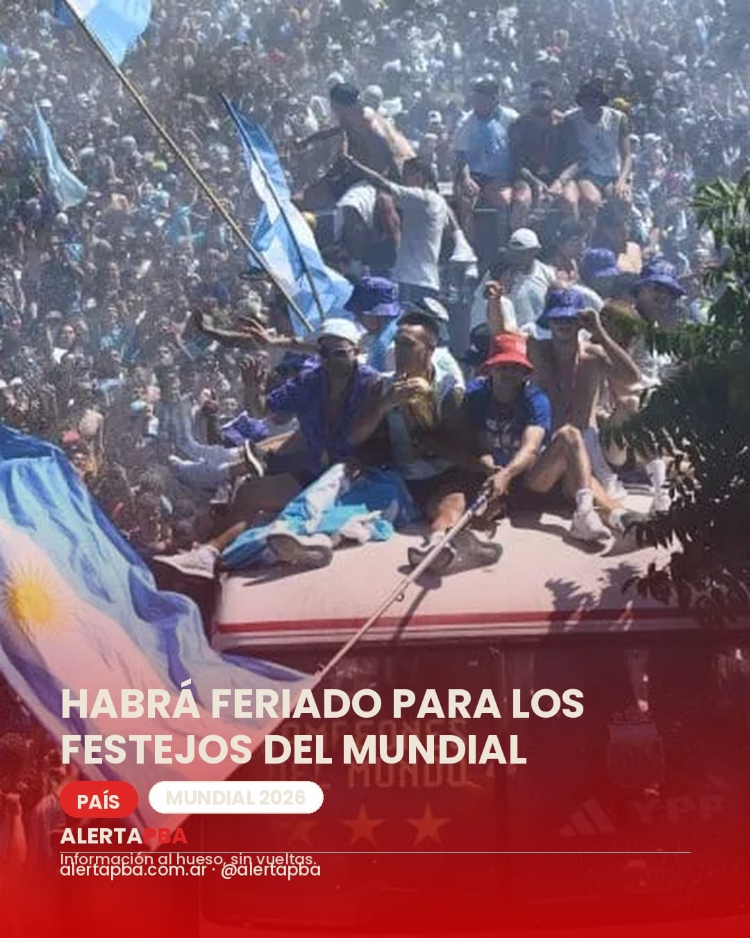 Habrá feriado y la Selección vuelve este lunes en un chárter a Ezeiza