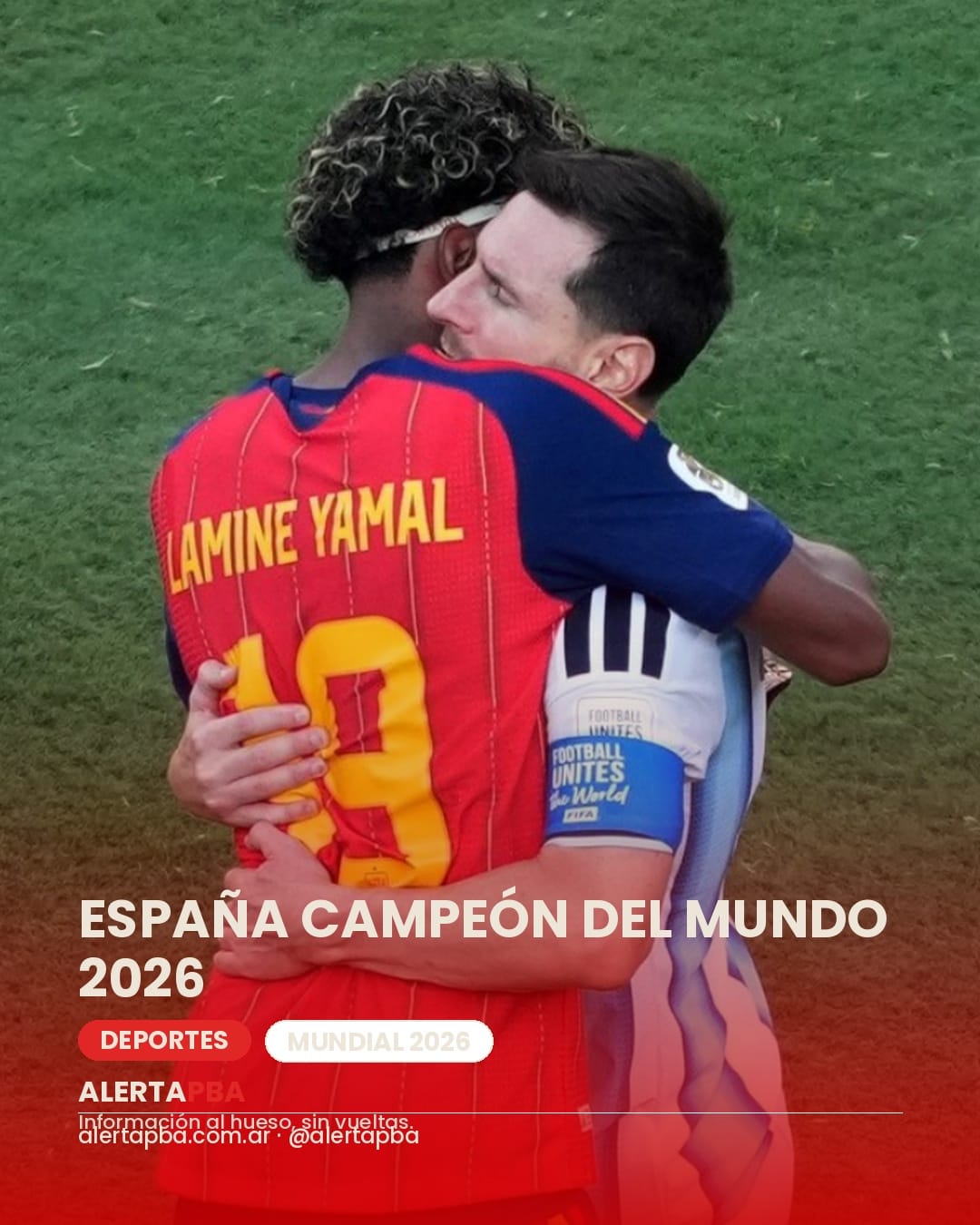 España venció 1 a 0 a Argentina en la prórroga y es campeón del Mundial 2026