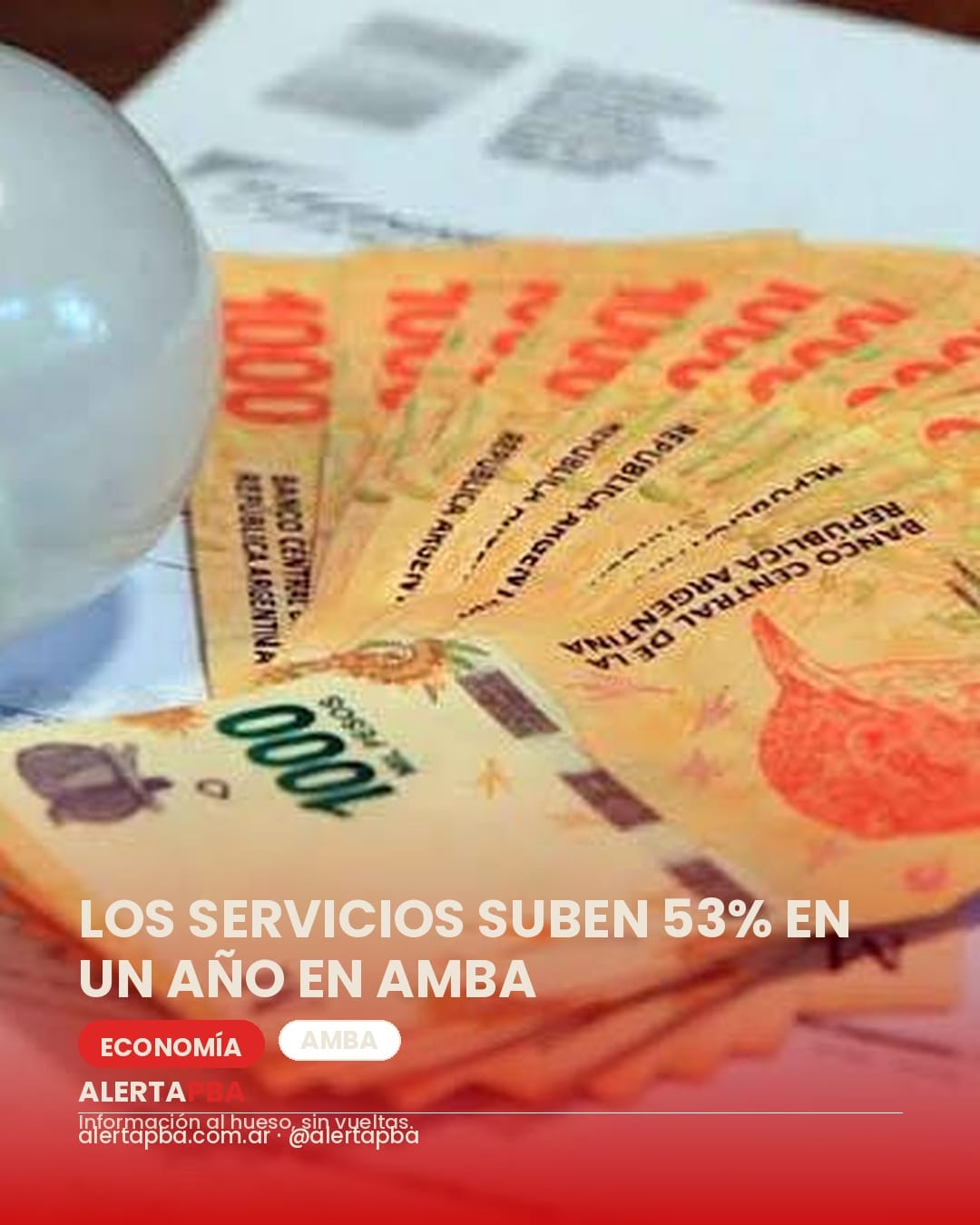 Los servicios públicos suben 53% en el AMBA respecto de 2025